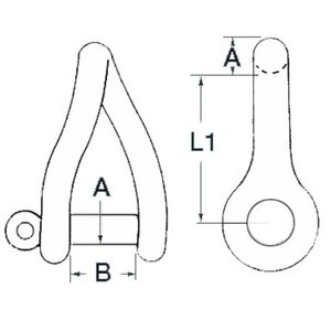 Osculati S.S sakkeli 5mm