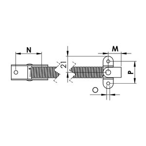 Osculati Luukkujousi SS260mm B