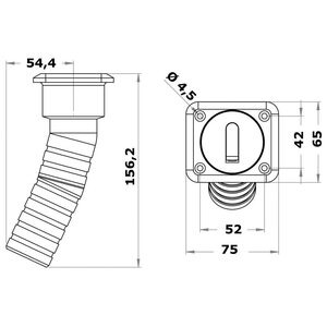 Osculati Kansiruuvike Ø38mm Diesel