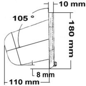 Osculati Storage compartment w/ lock