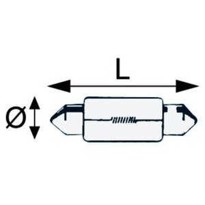 Osculati Poltin 12V15W. 10 kpl/pakk