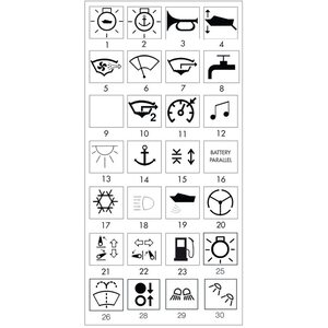 Osculati Symbolitaulu