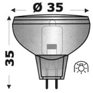 Osculati Halogen Poltin 12V20W