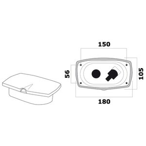 Osculati New Edge Suihkuboxi 4m kromi