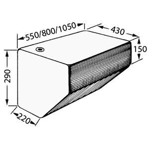 Osculati Vesisäiliö 70 l