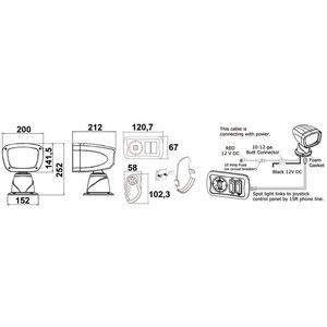 Osculati Valoheitin Deep beam 12V