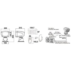 Osculati Valoheitin Deep beam Led