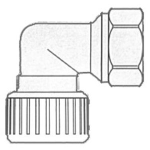 Osculati Hydrofix 3/4 elbow fem/fem