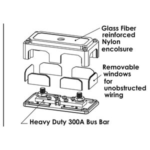 Osculati Heavy Duty electric termina board