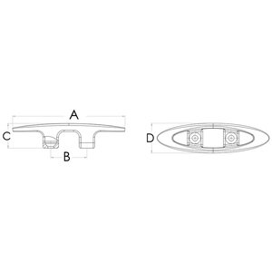 Osculati Pollari SS Opaart 160 mm