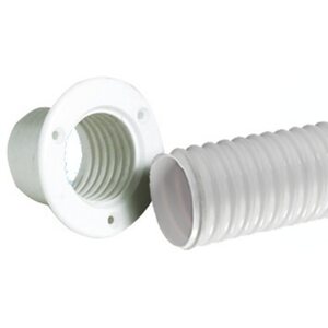 Osculati Cables PVC flexible pipe white (10 mt roll)