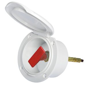 Osculati ClassicEvo white ABS compart w/FUEL STOP wording