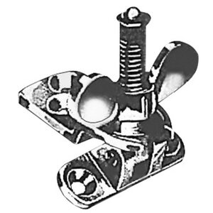 Osculati Chromed brass wing nut