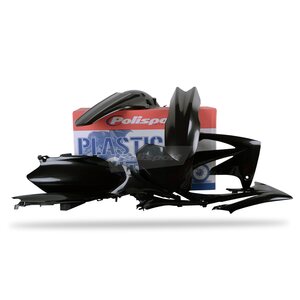 Polisport plastic kit CRF250 10-12/ CRF450 09-12 musta
