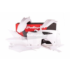 Polisport plastic kit CRF250 14-/CRF450 13- White