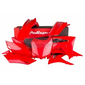 Polisport plastic kit CRF250 14-/CRF450 13- Red