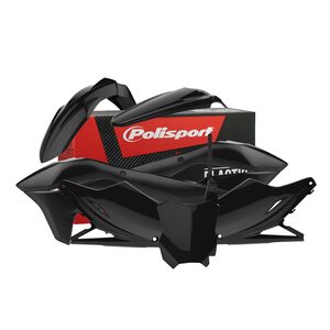 Polisport plastic kit KX450F 16-18 Black