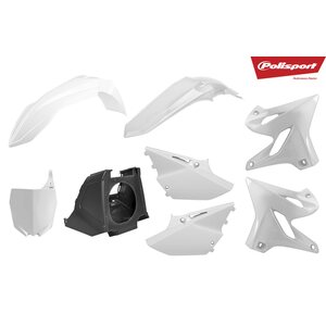 Polisport plastic kit YZ125/250 02- Valkoinen