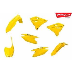 Polisport plastic kit Suzuki RM125/250 (01-08) Restyling 19 style keltainen