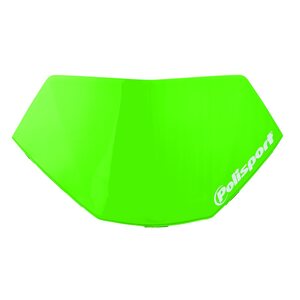 Polisport headligh Halo removable number plate Green 05