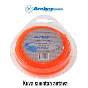 Archer Trimmerin siima, Twin Stop, Kierretty, Ø 2,4mm x 15m