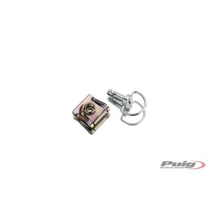 Puig Box 6 Fast Screws+Support C/Silver