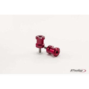 Puig Spools By Pair Hi-Tech Parts Diam.6Mm C/Red