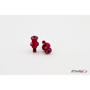 Puig Spools By Pair Hi-Tech Parts Diam.10Mm C/Red