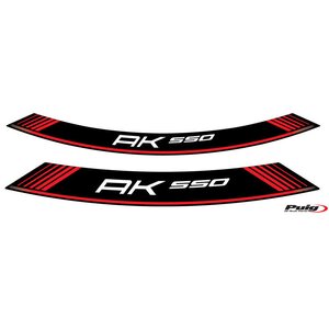 Puig Kit 8 Rim Strips Kymco Ak550 C/Red