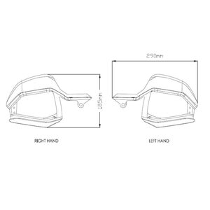Puig Hand Guards Honda X-Adv C/Dark Smoke