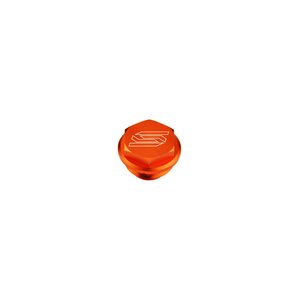 Scar Rear Brake Reservoir Cover - Ktm Orange color