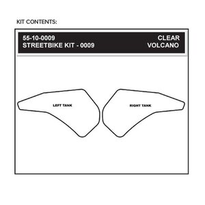 Stompgrip Universal Sheet - Volcano : Clear