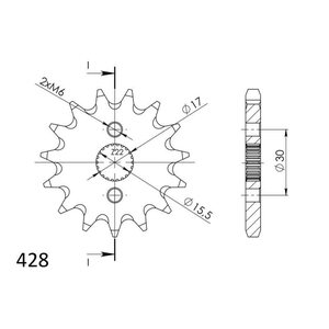 Supersprox / JT Front sprocket 1257.15