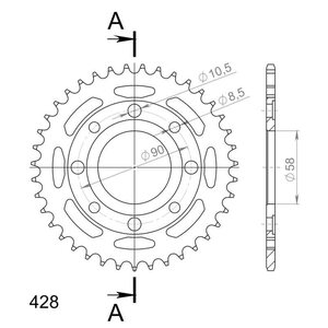Supersprox / JT Rear sprocket 269.39
