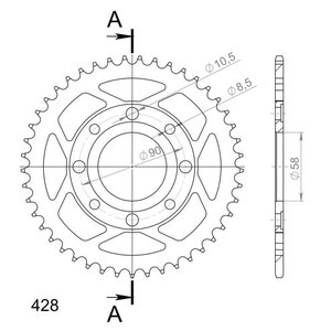 Supersprox / JT Rear sprocket 269.46