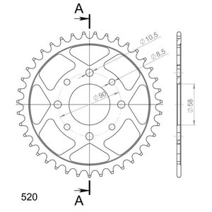 Supersprox / JT Rear sprocket 273.39