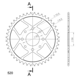 Supersprox / JT Rear sprocket 273.44