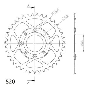 Supersprox / JT Rear sprocket 279.39