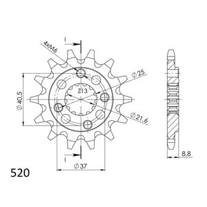 Supersprox / JT Front sprocket 1309.15