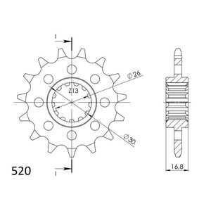 Supersprox / JT Front sprocket 1269.15