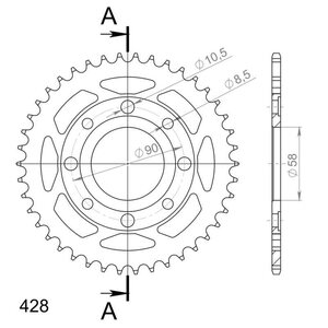Supersprox / JT Rear sprocket 269.42