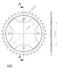 Supersprox / JT Rear sprocket 1480.38