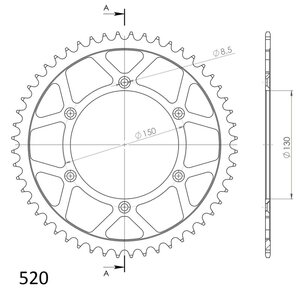 Supersprox / JT Rear sprocket 251.51