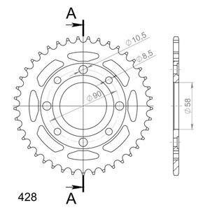 Supersprox / JT Rear sprocket 269.41