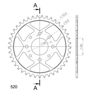 Supersprox / JT Rear sprocket 273.41