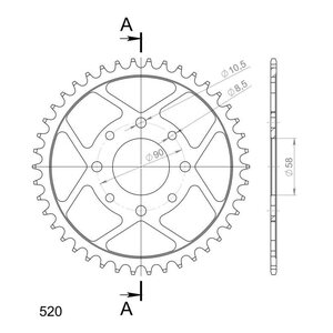 Supersprox / JT Rear sprocket 273.42