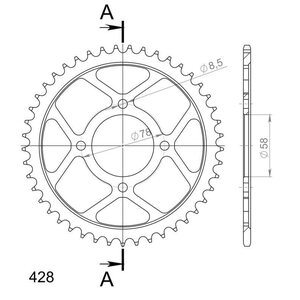 Supersprox / JT Rear sprocket 810.47