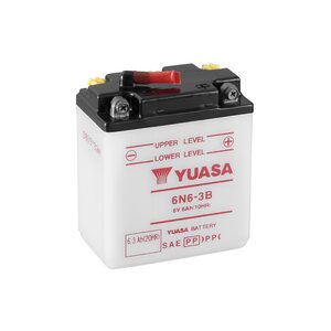 Yuasa Battery, 6N6-3B (dc)