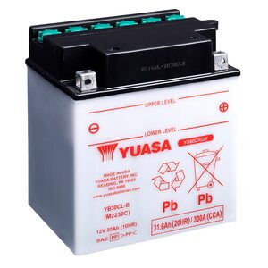 Yuasa Battery, YB30CL-B (dc)