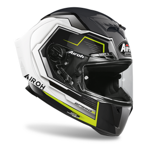 Airoh GP 550 S Rush valkoinen/keltainen kiiltävä S